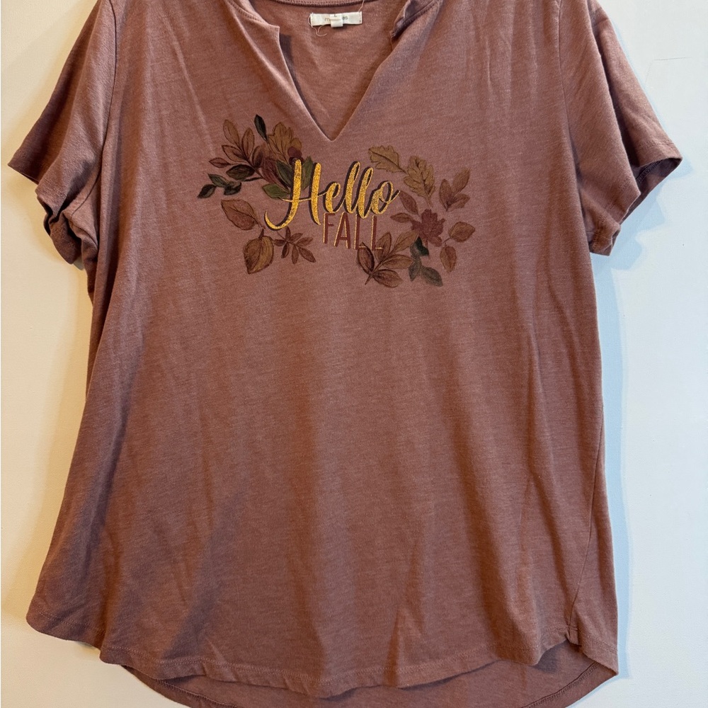 Maurices Brown 'Hello Fall' Graphic Tee